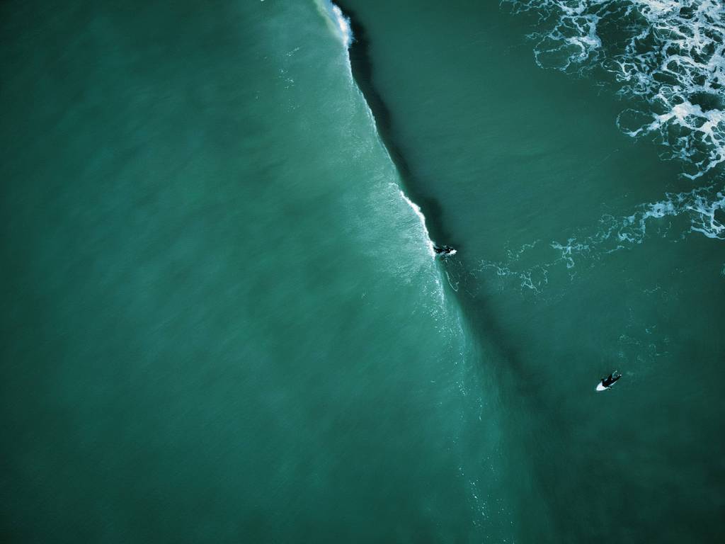 Gold Coast beach at golden hour