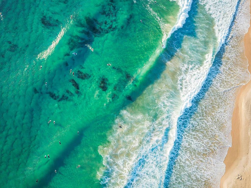 Gold Coast surf in the morning